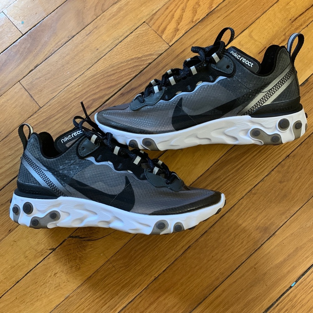 Nike React Element 87 QS SZ 5 Black Anthracite